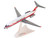 Douglas DC 9 30F Commercial Aircraft Swissair HB IFW White with Red Stripes 1/200 Diecast Model Airplane Herpa HE573344