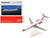 Douglas DC 9 30F Commercial Aircraft Swissair HB IFW White with Red Stripes 1/200 Diecast Model Airplane Herpa HE573344