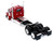 Peterbilt 589 2 Axel Day Cab Red 1/87 (HO) Plastic Model Car HO Logistics HL-589081