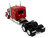 Peterbilt 589 Truck with 72 Inch Sleeper Red 1/87 (HO) Plastic Model Car HO Logistics HL-589084