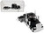 Peterbilt 589 Truck with 72 Inch Sleeper Black 1/87 (HO) Plastic Model Car HO Logistics HL-589094