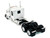Kenworth W990 with Flat Top Sleeper Cab White 1/87 (HO) Plastic Model Car HO Logistics HL-990073