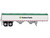 Covered Grain Trailer White with Green Tarp Nutrena Feeds 1/87 (HO) Plastic Model Car HO Logistics HL-464