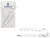Trailer Wind Skirts for 53 Dry Vans White 1/87 (HO) Plastic Model Car HO Logistics HL-53093