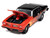1974 Pontiac GTO Black and Red with Flame Graphics Black with Flames Series 1/64 Diecast Model Car Johnny Lightning JLSF027-JLSP405A