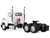Ford LTL 9000 Trio Set Two Day Cabs and One 60 Flat Top Sleeper 1/64 Diecast Model DCP/First Gear 60-2175