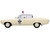 1972 AMC Matador Police Car Phoenix Police Department White and Beige 1/43 Diecast Model Iconic Replicas 43-0590