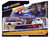COE Flatbed Truck White and Black with Flame Graphics and 1979 Chevrolet K5 Blazer Black and White with Flame Graphics Elite Transport Series 1/64 Diecast Models Maisto 15055-25A