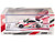Toyota GR86 Tuned by CUSCO RHD Right Hand Drive White with Red and Gray Stripes 1/64 Diecast Model Car Inno Models IN64-GR86-CUSCO