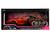 Dodge Challenger SRT Hellcat Orange Metallic and Black Pink Slips Series 1/18 Diecast Model Car Jada 35722