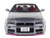 1999 Nissan Skyline GT R R34 RHD Right Hand Drive Silver Metallic with Purple Wheels 1/18 Diecast Model Car Solido S1804310
