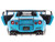 2023 Nissan GT R R35 Liberty Walk Body Kit 2 0 RHD Right Hand Drive Baby Blue with Carbon Hood 1/18 Diecast Model Car Solido S1805817