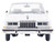 1986 Dodge Diplomat Police Car Unmarked White Custom Builder s Kit Series 1/24 Diecast Model Car Motormax 76475BB-W