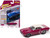 1971 Dodge Challenger R T Panther Pink with White Top and Interior Classic Gold Collection 1/64 Diecast Model Car Johnny Lightning JLCG033-JLSP417A