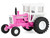 Oliver 1755 Wide Front Tractor with Cab Hot Pink and White 1/64 Diecast Model SpecCast SCT981