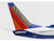 Boeing 737 700 Commercial Aircraft with Flaps Down Configuration Southwest Airlines Colorado One N230WN White and Blue Gemini 200 Series 1/200 Diecast Model Airplane GeminiJets G2SWA460F
