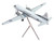 Convair C 131 Samaritan Transport Aircraft United States Navy NAS Guantanamo Bay 141017 White and Gray Gemini 200 Series 1/200 Diecast Model Airplane GeminiJets G2USN1137