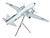 Convair C 131 Samaritan Transport Aircraft United States Navy NAS Guantanamo Bay 141017 White and Gray Gemini 200 Series 1/200 Diecast Model Airplane GeminiJets G2USN1137