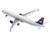 Airbus A321 Commercial Aircraft American Airlines N578UW Gray with Blue Tail 1/500 Diecast Model Airplane Herpa HE538251