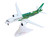 Airbus A220 300 Commercial Aircraft QantasLink Flying Art Series Minyma Kutjara Tjukurpa VH X4A White with Green Graphics 1/200 Diecast Model Airplane Herpa HE573351