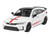 2025 Honda Civic Type R FL5 Ultimate Edition White with Red Stripes and Black Top 1/64 Diecast Model Car Paragon Models PA-55589