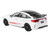2025 Honda Civic Type R FL5 Ultimate Edition White with Red Stripes and Black Top 1/64 Diecast Model Car Paragon Models PA-55589