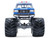 1990 Ford F 350 Monster Truck NYPD New York Police Department Blue with White Top Kings of Crunch Hot Pursuit Special Edition 1/64 Diecast Model Car Greenlight 49170E