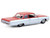 1964 Chevrolet Biscayne Lowrider Silver Metallic and Red Two Tone California Lowriders Series 7 1/64 Diecast Model Car Greenlight 63080B