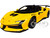 Ferrari SF90 XX Stradale Yellow with Black Top Race and Play Series 1/24 Diecast Model Car Bburago 26032YL
