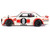 Nissan Skyline 2000GT R KPGC10 Kaido Works V2 RHD Right Hand Drive White with Red Stripes Designed by Jun Imai Kaido House Special 1/64 Diecast Model Car Mini GT KHMG211