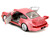 Porsche 911 Carrera RS 964 Pink Metallic with White Stripes Pink Slips Series 1/18 Diecast Model Car Jada 35727