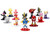 Set of 12 Diecast Figures Sonic The Hedgehog Video Games Nano Metalfigs Series Diecast Models Jada 37353