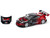 Toyota Pandem GR86 Advan Black and Red with Graphics 1/64 Diecast Model Car Pop Race PR640228