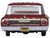 1964 Ford Country Station Wagon Squire Vintage Burgundy with Woodgrain Sides and White Interior 1/87 (HO) Scale Diecast Model Car Oxford Diecast 87FC64003