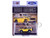 1969 Ford Bronco Yellow with Black Stripes and Gray Top Limited Edition to 6380 pieces Worldwide 1/64 Diecast Model Car M2 Machines 31500-HS58