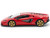Lamborghini Countach LPI 800 4 Red with Carbon Accents 1/64 Diecast Model Car Pop Race PR640259