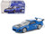 Mazda RX7 FC3S RE Amemiya RHD Right Hand Drive Blue Metallic with Carbon Hood 1/64 Diecast Model Car Pop Race PR640290