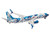 Boeing 737 800 Commercial Aircraft Alaska Airlines Salmon People Livery N559AS Blue and White 1/500 Diecast Model Airplane Herpa HE537643