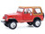 1980 Jeep CJ 7 Laredo Red with Tan Top All Terrain Series 17 1/64 Diecast Model Car Greenlight 35310E