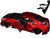 Nissan GT R R35 Liberty Walk Body Kit 2 0 RHD Right Hand Drive Red Metallic with Carbon Hood Pink Slips Series 1/18 Diecast Model Car Jada 36465