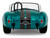 Shelby Cobra 427 MKII Teal Metallic with Gray Stripes Pink Slips Series 1/18 Diecast Model Car Jada 36467