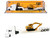 Peterbilt 579 Tractor White with Lowboy Trailer and CAT 315C Excavator Yellow 1/87 (HO) Diecast Model Diecast Masters 84423