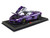 2012 Ferrari LaFerrari Purple Dubai Metallic Viola Vio with Black Top With Display Case Limited Edition to 300 pieces Worldwide 1/18 Diecast Model Car BBR BBR182237DIE
