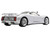 Pagani Zonda C12 Silver Metallic VIN 001 20th Anniversary Restoration with DISPLAY CASE Limited Edition to 199 pieces Worldwide 1/18 Model Car BBR P18170A
