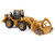 CAT Caterpillar 950G Wheel Loader Yellow with Log Fork and Wood Log Accessories 1/87 (HO) Diecast Model Diecast Masters 84661CS