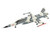Northrop F 5F Tiger II Aircraft 810834 Franken Tiger VFC 111 Sundowners 2023 United States Navy Air Power Series 1/72 Diecast Model Hobby Master HA3382