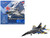 Mikoyan MIG 29 Fulcrum Aircraft Ghost of Kyiv 40th Tactical Aviation Brigade Vasylkiv Air Base 2023 Ukrainian Air Force Air Power Series 1/72 Diecast Model Hobby Master HA6525