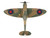 Supermarine Spitfire Mk 1a Fighter Aircraft X4009 Flight Lieutenant P C Hughes 1940 British Royal Air Force Air Power Series 1/48 Diecast Model Hobby Master HA7818
