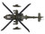 Boeing AH 64E Apache Echo Attack Helicopter ZM714 Middle Wallop 2022 British Army Air Power Series 1/72 Diecast Model Hobby Master HH1220