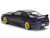 Skyline GT R R33 RHD Right Hand Drive Midnight Purple Metallic with Carbon Hood 1/64 Diecast Model Car Pop Race PR640256